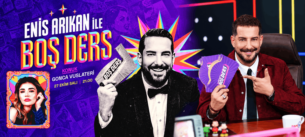 “ENİS ARIKAN İLE BOŞ DERS”, 27 EKİM’DE GONCA VUSLATERİ’Yİ THE CUBE’DA AĞIRLIYOR