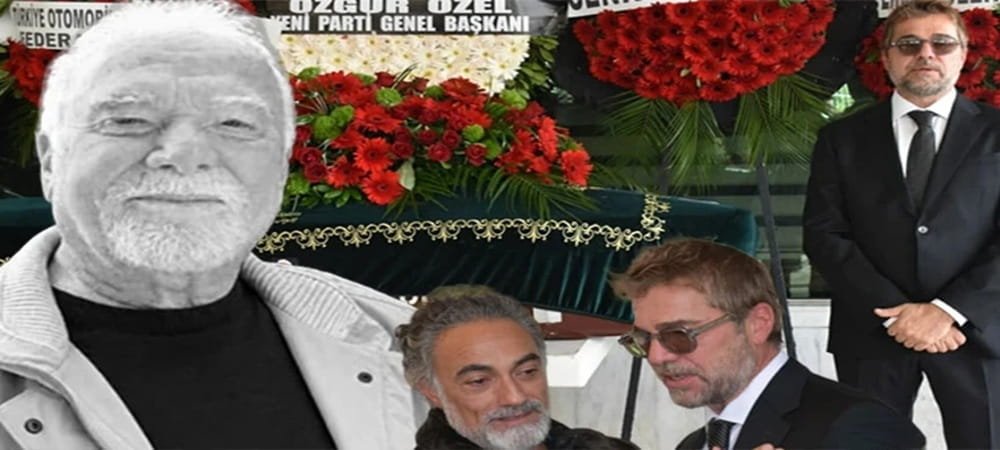 Oyuncu Engin Altan Düzyatan'ın babası son yolculuğuna uğurladı
